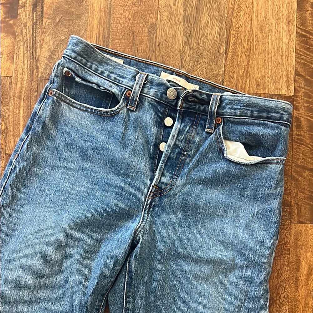 Levi’s Wedgie Blue Denim Jeans